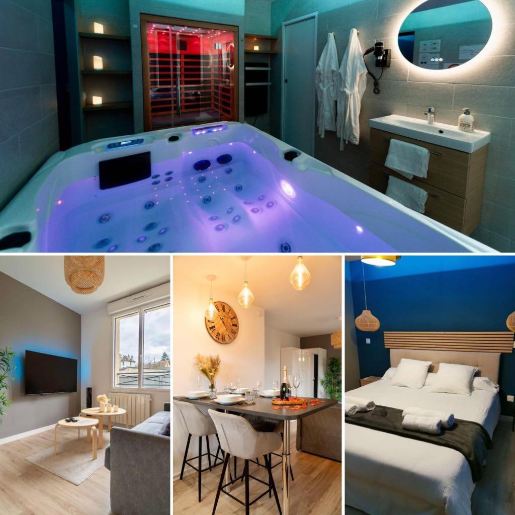 Escapade Relaxante - Spa - Jacuzzi - Sauna - Prives リスル・アダン エクステリア 写真